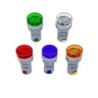 Voltmetru digital cu LED și afișaj luminos – Indicator de tensiune AC 60-500V, ALB